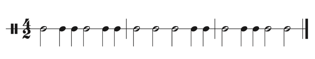 image of rhythm in 4/2