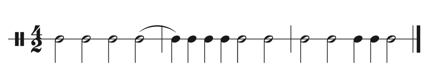 image of rhythm in 4/2