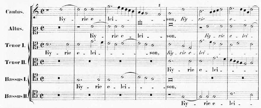 image of musical score