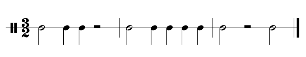 image of rhythm in 3/2