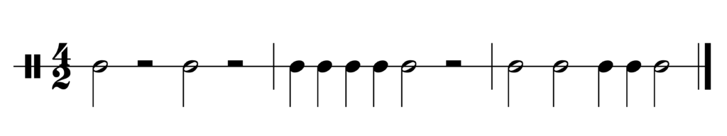 image of rhythm in 4/2