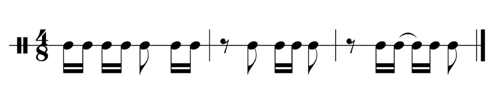 image of rhythm in 4/8