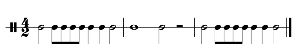 image of rhythm in 4/2