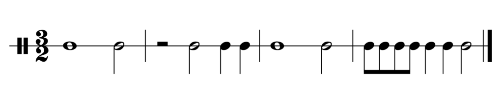 image of rhythm in 3/2