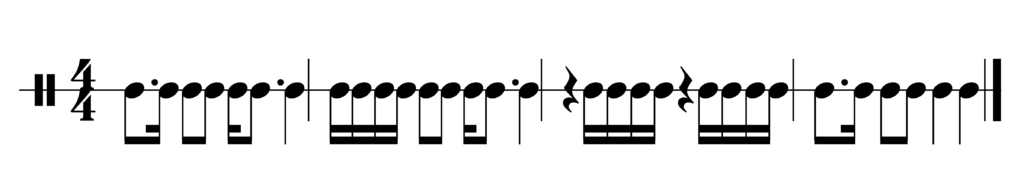 image of rhythm in 4/4