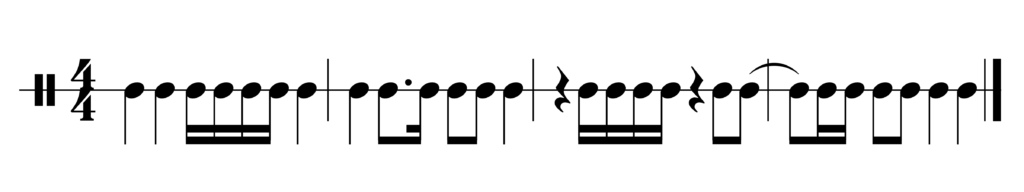 image of rhythm in 4/4