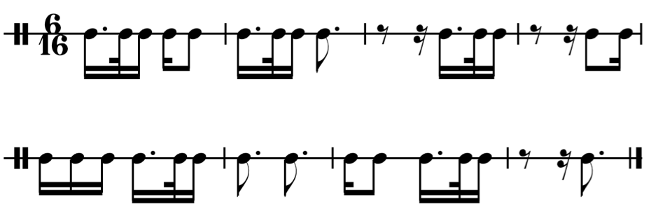 image of rhythm in 6/16