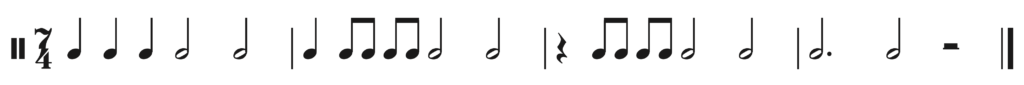 image of rhythm in 7/4