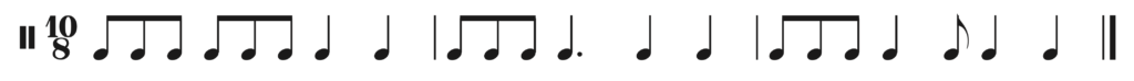 image of rhythm in 10/8