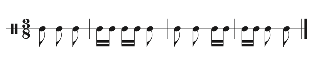 image of rhythm in 3/8