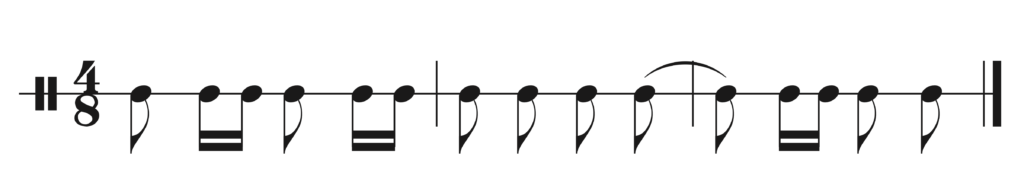 image of rhythm in 4/8