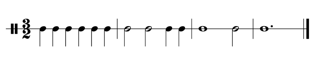 image of rhythm in 3/2
