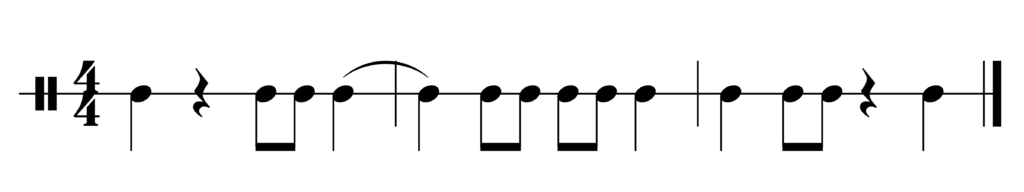 image of rhythm in 4/4