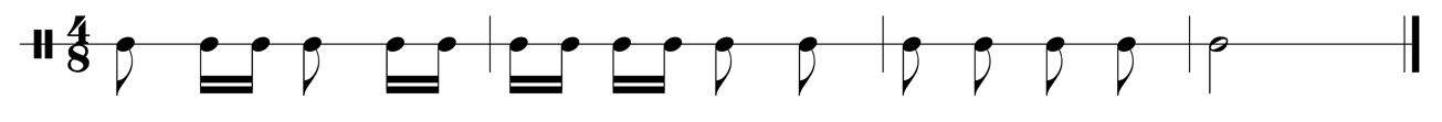 rhythmic notation